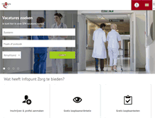 Tablet Screenshot of infopuntzorg.nl